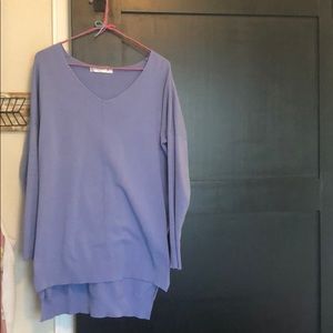Size M periwinkle colored sweater